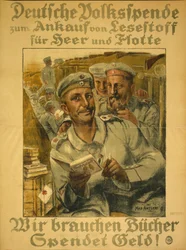 Wir brauchen Bücher, spenden Sie Geld!, 1917